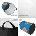 thumbnail image 4 of Looney Tunes Cartoons Large Laundry Hamper Collapsible Laundry Basket With Handles, Tall Storage Basket For Blanket, Toys, Dirty Clothes In Living Room, Bedroom, Bathroom, Nursery, 4 of 7