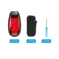 thumbnail image 3 of Uxcell LED Safety Light, 2 Pack Bicycle Tail Light Running Lights, Red, 3 of 7