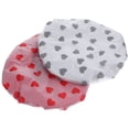 thumbnail image 3 of MasteelfCA 2Pcs Bathing Caps Satin Bonnets Hair Bonnets for Sleeping Comfortable Shower Hats Bath Caps, 3 of 8