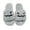Grey, variant on Women Men Spooky Slides Halloween Spooky Slippers Jack O Lantern Pumpkin Soft Plush Cozy Open Toe Slippers Fuzzy Plush Winter Indoor Outdoor