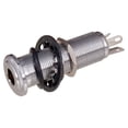 thumbnail image 2 of fastboy Professional Stereo Output Wear-resistant Lightweight 1/4 Inch Input Straight Tube Style Anti-noisy Socket Plug Sliver, 2 of 6