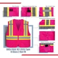 thumbnail image 2 of Chaleco de Seguridad KAYGO KG0100 Rosa ANSI Clase 2 con Bolsillos, 2 of 6