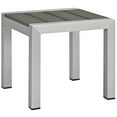 thumbnail image 4 of Modway Shore 3 Piece Outdoor Patio Aluminum Set in Silver Beige, 4 of 6