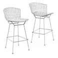 thumbnail image 1 of Heavenly Collection White Metal Bar Stool, 1 of 3