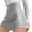 Silver, variant on Womens Athletic Shorts Fashion High Waist Hip Skirt Plus Size Shorts for Women,Black,M