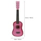 thumbnail image 2 of Guitarra acústica folk de 23 pulgadas, instrumento musical para principiantes, guitarra de 6 cuerdas, juguete para niños (rosa), 2 of 7
