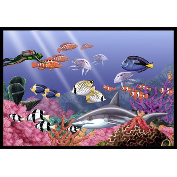 Undersea Fantasy 5 Indoor & Outdoor Mat- 24 x 36 in.