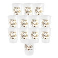 thumbnail image 1 of 12pcs Team Bride Plastic Hen Party Translucent S Set, 1 of 3