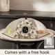 thumbnail image 4 of Cubierta para comida de cocina Mesa de tela de tienda – Funda de mesa plegable aislante térmicamente, blanca, de varios tamaños, lavable contra el polvo contra insectos, 1 pack, 4 of 9
