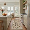 thumbnail image 2 of GENIMO 2'x3' Entryway Rug, Machine Washable Non Slip Low Pile Area Rug for Front Door Kitchen Bathroom, Nature Inspired Animal Print, Warm Beige, 2 of 7