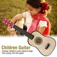 thumbnail image 4 of Kids Guitar, Wooden 23in Guitar For Kids Mini Guitar Guitar Musical Educational Instrument Toy For Children Kid Student Beginners, 4 of 7