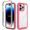 thumbnail image 4 of VALUE 3-PACK Military Grade Transparent Armor Case for iPhone 15 Pro - Black Blue Pink, 4 of 5