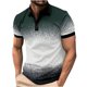 thumbnail image 1 of Camiseta Vestido Botón de Solapa Color Coincidencia Suelto Casual, 96% Viscosa 4% Spandex Camiseta de Punto para Hombres, Oficina, Golf Y Uso Diario, 1 of 6