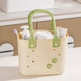 thumbnail image 3 of RUISINERY Portable Sturdy Rubber Beach Storage Bag for Travel and Pool Convenient for Shower Trip With Stylish Designs Storage, 3 of 6