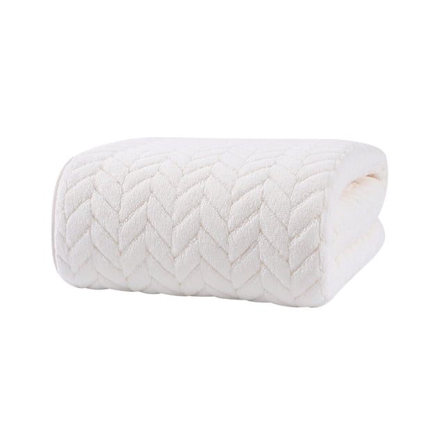 Toallas de Playa para Adultos 4 Piezas de Terciopelo Toalla de Baño para Uso Diario de Adultos en Casa, Toalla de Pelo Seco Absorbente, Toalla de Playa sin Pelo, Toalla de Baño con Patrón a Rayas