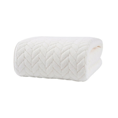 Yhmxh Kitchen Towels Decorative Wave Pattern Hand Towels for Bathroom Soft and Highly Absorbent Cotton Dish Tea Towels 12 x 24 Inches for Modern Boho and Japanese Towels Decor (White Waves)