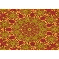 thumbnail image 1 of Ahgly Company Indoor Rectangle Patterned Neon Red Area Rugs, 2' x 3', 1 of 6