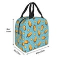 thumbnail image 4 of Kdxio Lemon Ice Cream Print Insulated Lunch Bag,Reusable Tote Lunch Box for Women Men,Leakproof Cooler Lunch Bags for Work Office Travel Picnic, 4 of 6