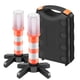 thumbnail image 1 of Led Road Security Flashing Flare Emergency Sos Flash Flare Light Para Advertencias De Tráfico/Barricadas/Camping/Senderismo/Pesca/Rescate De Campo Con 2 Bases Magnéticas/2 Soportes 2Pcs 3-Light Mode sonducket HA020451-00, 1 of 5