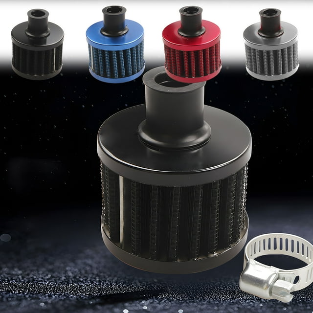 COM1950s Universal Small Mushroom Head Air Filter, High Performance Air Intake Filter with 12mm Element, Easy Install for Car Truck SUV, Aluminum Alloy Construction for Enhanced Engine Protection
