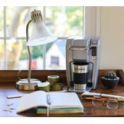 Keurig® 12oz Stainless Steel Insulated Coffee Travel Mug, Fits Under Any Keurig® K-Cup Pod Coffee Maker (including K-15/K-Mini), Silver