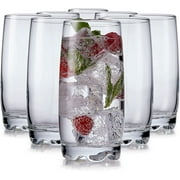 Glassware, Drinking Glasses, Set of 8 Highball Glass Cups Premium Cooler (13.25 oz.)