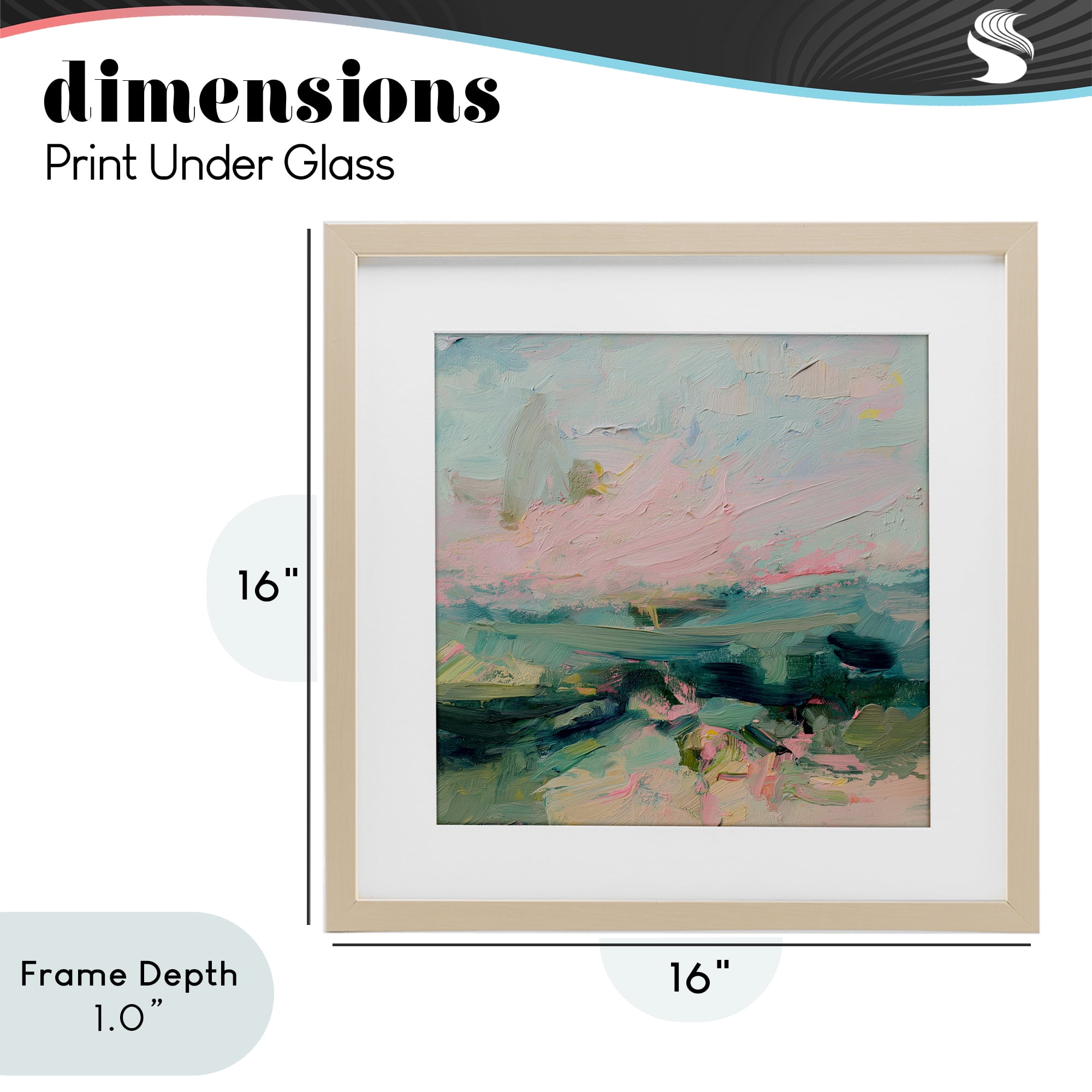 Stupell Industries Nature's Palette Atmosphere Birch Framed Print Under Glass, design by Svetlana Aleynikova