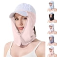 thumbnail image 2 of Umfun Women's Detachable Neck Cover Baseball Cap, Convertible Sun Hat with Removable Flap, Adjustable Breathable Cap for Outdoor and Daily Wear, 2 of 8