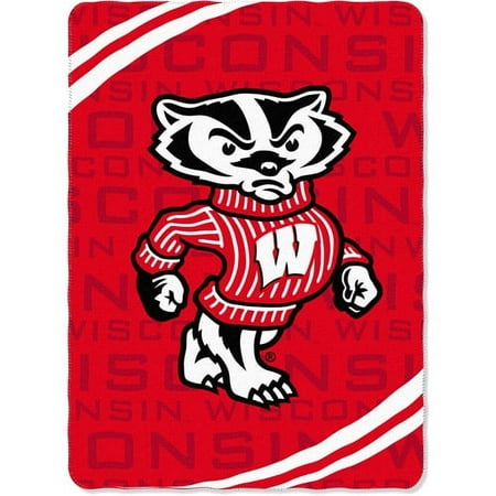 NCAA Wisconsin Badgers 66" x 90" Fleece Blanket