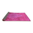 thumbnail image 2 of Ahgly Company Indoor Square Oriental Pink Industrial Area Rugs, 7' Square, 2 of 4