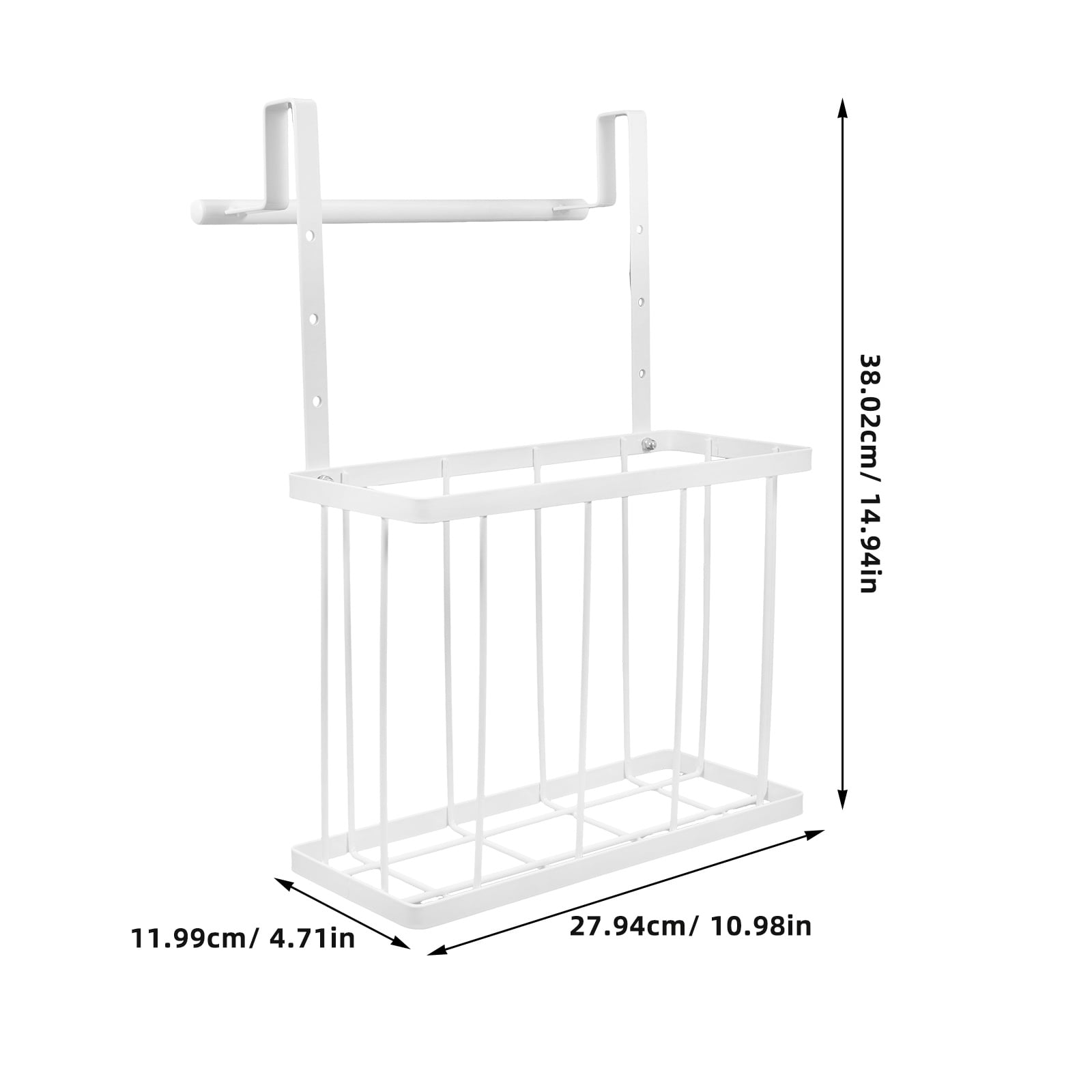Under Sink Door Organizer Cabinet Door Holder Under Cabinet Organizer Wire Bathroom Holder for Kitchen Cabinet Door Organizer Under Sink Storage