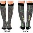 thumbnail image 2 of GZHJMY Christmas Tree 20-30mmHg Compression Socks for Men & Women, Knee High Stockings for Running, Sport, Hiking & Travel, 2 of 7