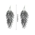 thumbnail image 3 of zhmrfg Simulation Admiralty Willows Hanging Plants, 31.5in Artificial Greenery, Faux Flower Vines for Wedding, Garden, Home Decor, Balcony, Patio, and Porch Decoration, 3 of 9