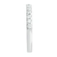 thumbnail image 3 of 1/2 Carat T.W Lab Grown Diamond Pave Platinum Plated Sterling Silver Round Wedding Band, 3 of 5