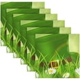 thumbnail image 6 of Dreamtimes St Patrick's Day Clover Cloth Napkins Set of 1, Oversized Washable Reusable Polyester Dinner Table Napkins for Family, Restaurant, Party Decor, 20 x 20 Inch, 6 of 7
