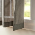 thumbnail image 3 of Exclusive Home Curtains Loha Linen Grommet Top Curtain Panel Pair, 54x63, Black Pearl, 3 of 8