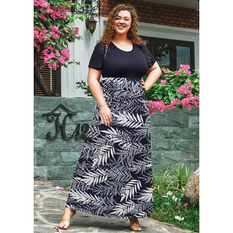 Plus size 4x maxi cheap dresses
