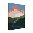 thumbnail image 2 of Sara Zieve Miller 'Hills and Valleys I' Canvas Art, 2 of 3