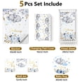 thumbnail image 2 of KAINSY Personalized Baby Crib Bedding Set,5 Pcs Custom Name Bedding Crib Sets for Girls Boys - Nursery Bedding Sets for Crib,Soft Toddler Crib Sets for Customized Gifts,(Fixed Size), 2 of 8