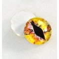 thumbnail image 3 of Yellow Dragon Glass Eyes with Monarch Butterflies, 3 of 9