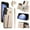 Beige, variant on Allytechgroup Wallet Phone Case for Samsung Galaxy S24 FE, Built-in Shoulder Strap Lanyard Stand RFID Blocking Shockproof Protective Back Cover for Samsung Galaxy S24 FE, Black
