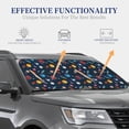 thumbnail image 4 of Balery Space Cartoon Parasol para parabrisas de coche de 2 piezas | Parasol plegable para parabrisas delantero de coche para la mayoría de sedanes-Medium, 4 of 6