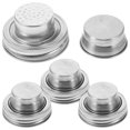thumbnail image 3 of Shisuyan 4Pcs Can Lids Stainless Steel Regular Mouth For Food Storage At Home, 3 of 9