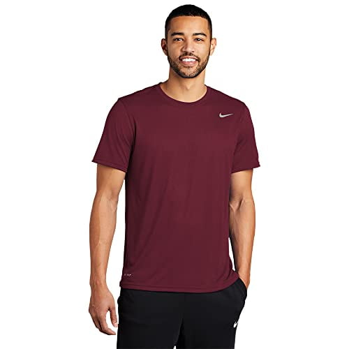 Nike Men's Legend Short Sleeve Tee, Maroon, 3XL
