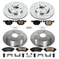 thumbnail image 3 of PowerStop Front and Rear Z23 Evolution Sport Carbon-Fiber Ceramic Brake Pad and Drilled & Slotted Rotor Kit Fits: CHEVROLET Select Models K5564, 3 of 10