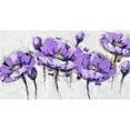 thumbnail image 2 of Begin Fleurs Violettes Abstraites - Imprimé sur Toile par Begin Édition, 2 of 4