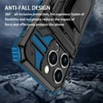 thumbnail image 2 of For iPhone 11 Pro Max Case with Belt Clip Holster, Heavy Duty Military Grade Drop Protective, 360° Rotating Kickstand Shockproof TPU Shell Durable Rugged Cover For iPhone 11 Pro Max, Blue, 2 of 15