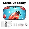 thumbnail image 3 of Seven Starred Ladybird Digital Bag with Oxford Fabric, Waterproof, Charger Pouch, USB Organizer, Electronic Travel Case Organizer, Appliance Cord Organizer, 5.9x9.44x3.14 in., 3 of 6