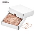 thumbnail image 3 of Uxcell 22mm/0.87 Inch Gourd Metal Bulb Safety Pins Sewing Pins for Office Rose Gold 1000 Pack, 3 of 5