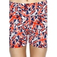 thumbnail image 4 of ToBeInStyle Women's Floral Print Mini Shorts, 4 of 5